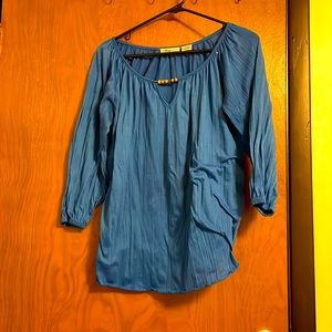 Perfect summer long sleeve! Light with beading on the collar